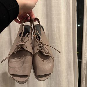 Tibi slingback platform sandal